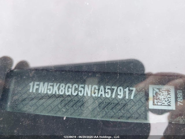 1FM5K8GC5NGA57917 Ford gtdi