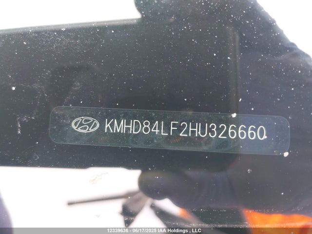 KMHD84LF2HU326660 Hyundai 2017