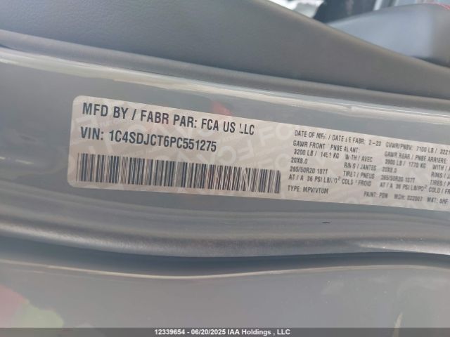 1C4SDJCT6PC551275 Dodge 2023