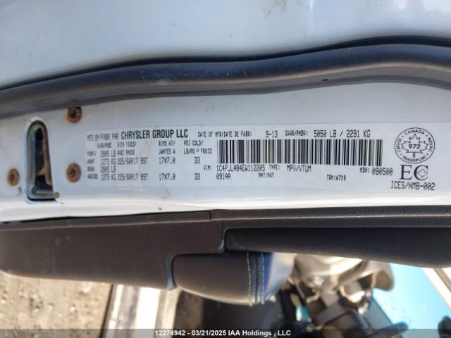 1C4PJLAB4EW112205 Jeep Cherokee Sport