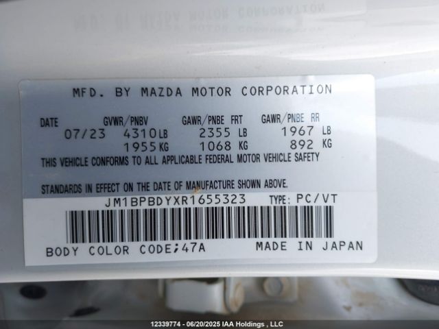 JM1BPBDYXR1655323 Mazda py turbo