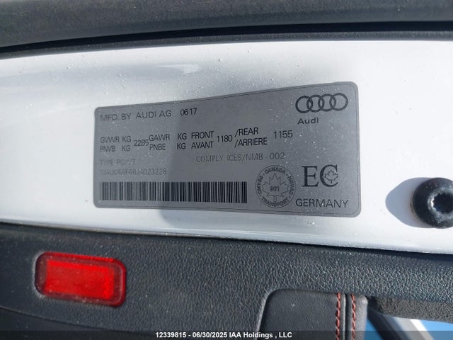 WAUC4AF48JA023228 Audi 2018
