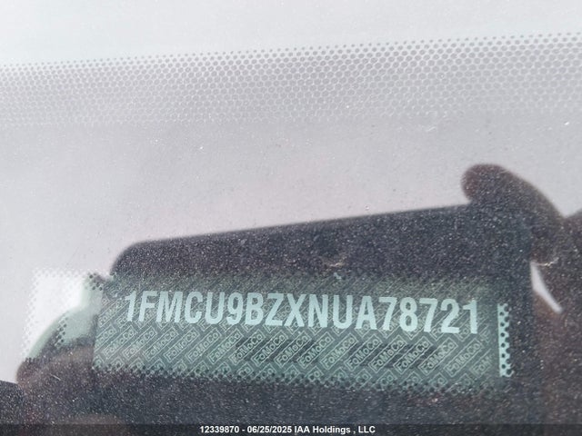 1FMCU9BZXNUA78721 Ford hev/phev