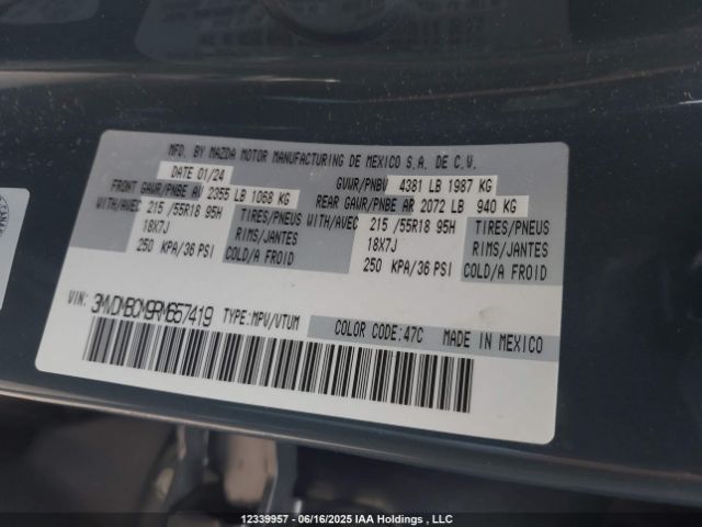 3MVDMBCM9RM657419 Mazda pyukd