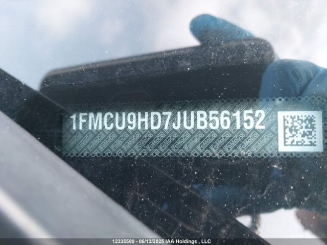 1FMCU9HD7JUB56152 Ford ESCAPE SEL