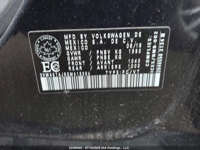 3VW4S7AJ8GM418984 Volkswagen Jetta