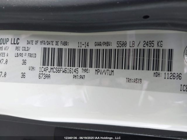 1C4PJMCS6FW616145 Jeep Cherokee