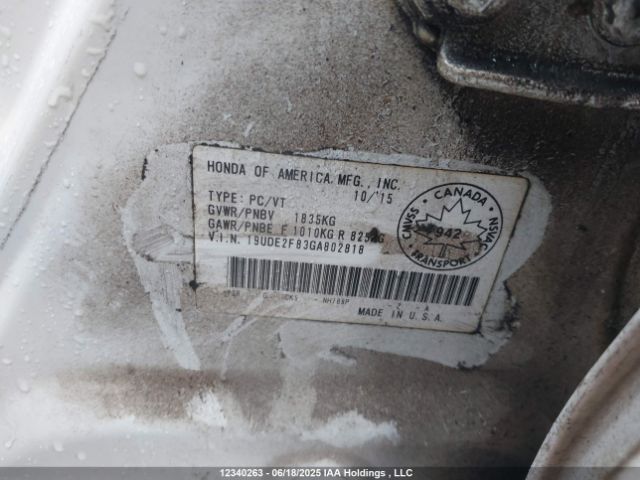 19UDE2F83GA802818 Acura k24v7