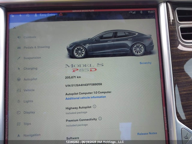 Tesla 2015 2015 5YJSA4H43FF089058 Image 7