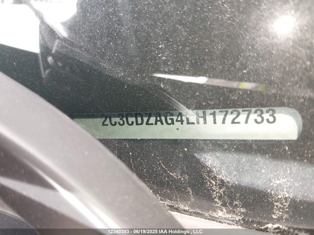 2C3CDZAG4LH172733 Dodge 2020
