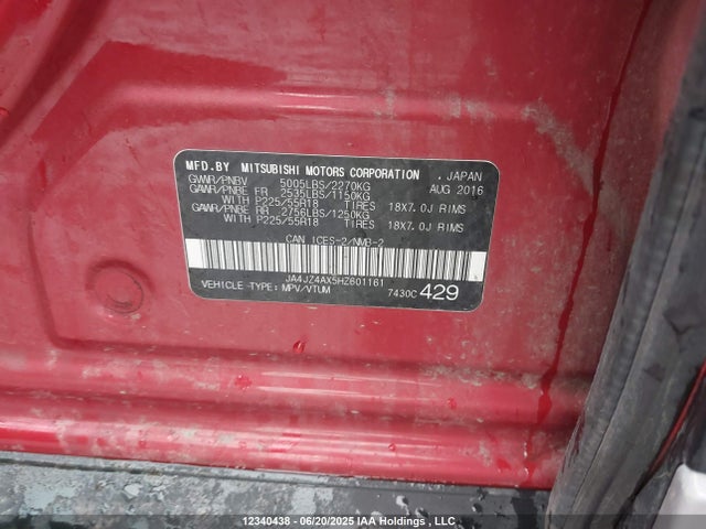 JA4JZ4AX5HZ601161 Mitsubishi 3.0 sohc mivec