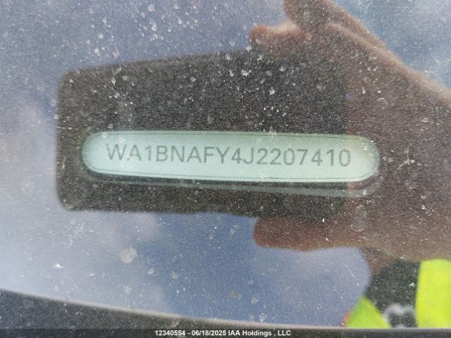 WA1BNAFY4J2207410 Audi 2018