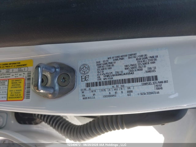 Ford dragon di tc 2022 1FMCU9H69NUA55542 Image 17