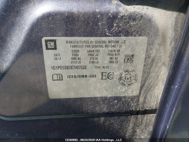 1G1PE5SB8E7407552 Chevrolet LUV