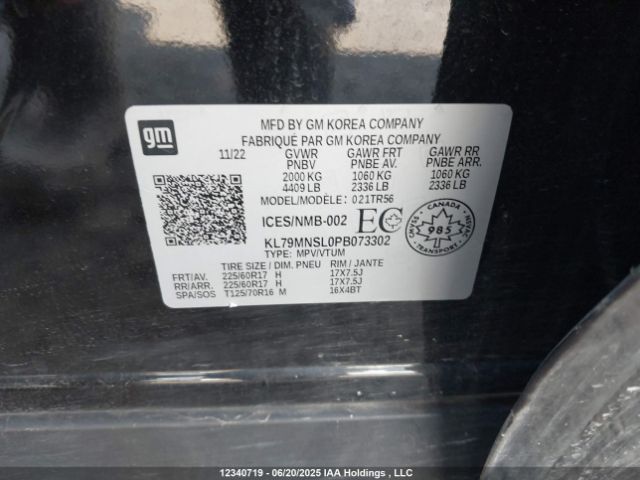 KL79MNSL0PB073302 Chevrolet l3t