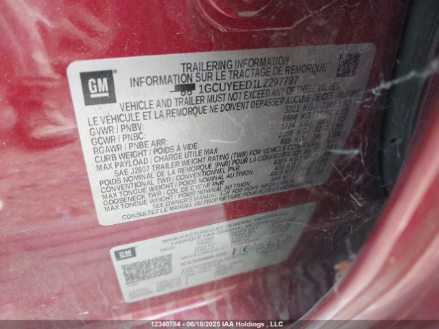 1GCUYEED1LZ297797 Chevrolet l84 - di, dfm, alum, gen 5, var 2