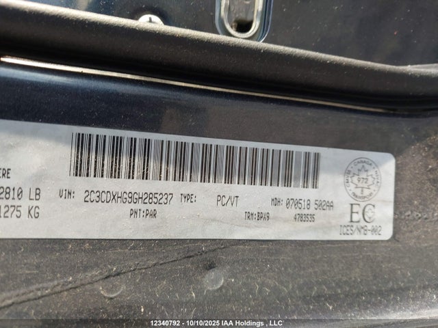 Dodge 2016 2016 2C3CDXHG9GH285237 Image 9