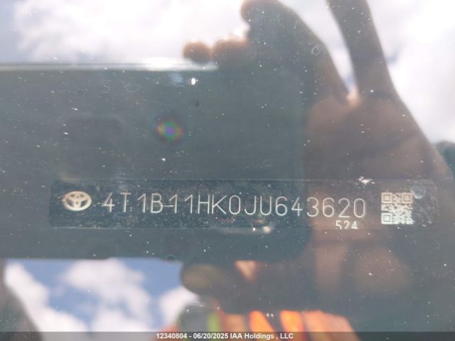 4T1B11HK0JU643620 Toyota a25a-fks