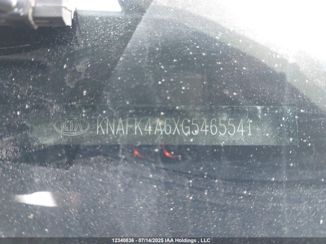 KNAFK4A6XG5465541 KIA mpi nu