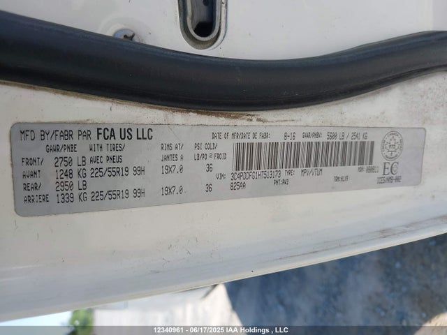 3C4PDDFG1HT513173 Dodge Journey