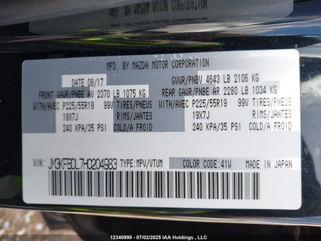 JM3KFBDL7H0204983 Mazda py