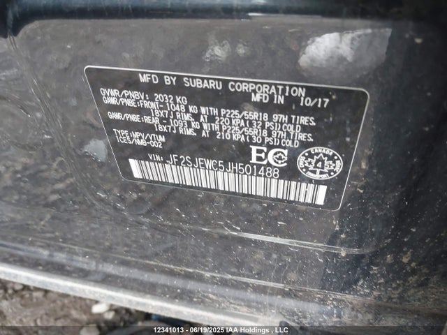 JF2SJEWC5JH501488 Subaru naturally aspirated c5