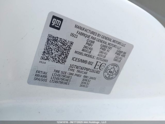 1GTW7AFP9P1161483 GMC lv1