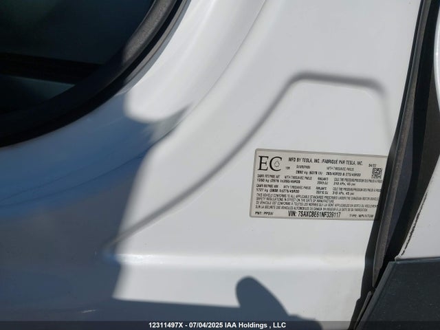 Tesla MODEL X 2022 7SAXCBE61NF339117 Image 18