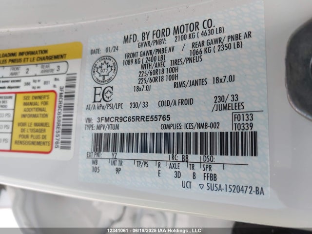 Ford dragon 2024 3FMCR9C65RRE55765 Image 9