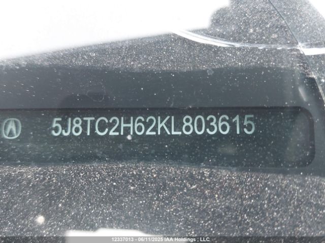 5J8TC2H62KL803615 Acura Rdx A-spec