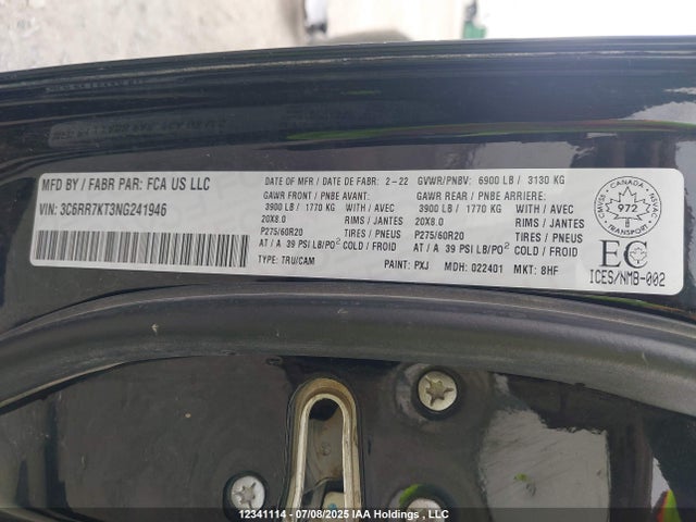 RAM 1500 2022 3C6RR7KT3NG241946 Image 9
