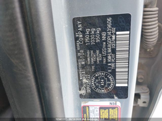 KMHLM4AG0PU439606 Hyundai mpi nu pe