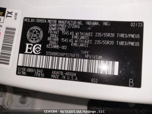 5TDXBRCHXPS576815 Toyota a25a-fxs, 5nm+4nm