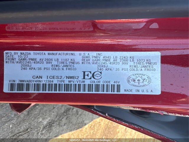 7MMVABDY4RN172384 Mazda py