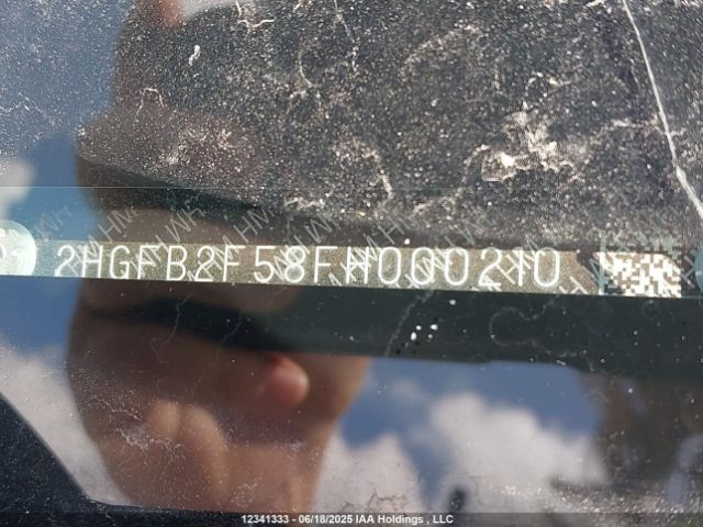 2HGFB2F58FH000210 Honda r18z1