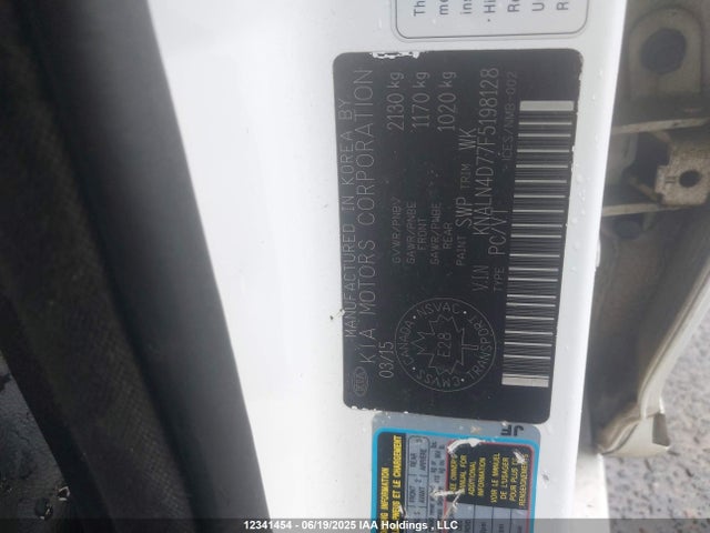 KNALN4D77F5198128 KIA v6 gdi lambda ii