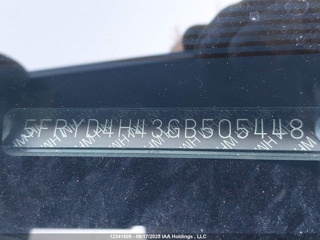 5FRYD4H43GB505448 Acura j35y5
