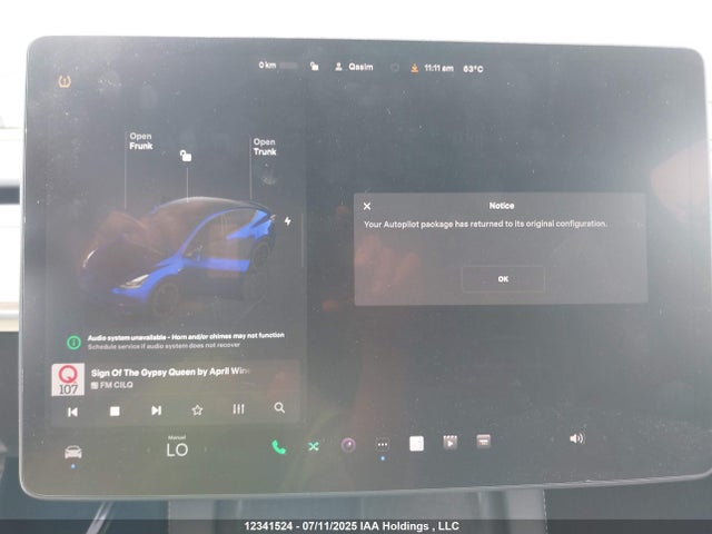 7SAYGDEFXNF511455 Tesla Model Y
