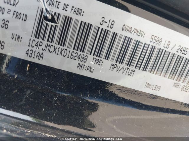 1C4PJMCX1KD162498 Jeep Cherokee