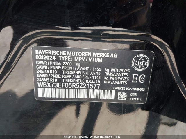 WBX73EF05R5Z21577 BMW X1