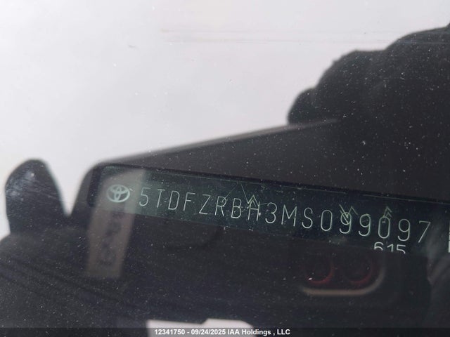 Toyota 2gr-fks 2021 5TDFZRBH3MS099097 Image 9