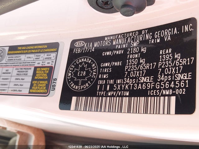 5XYKT3A69FG564561 KIA dohc t-gdi theta-ii
