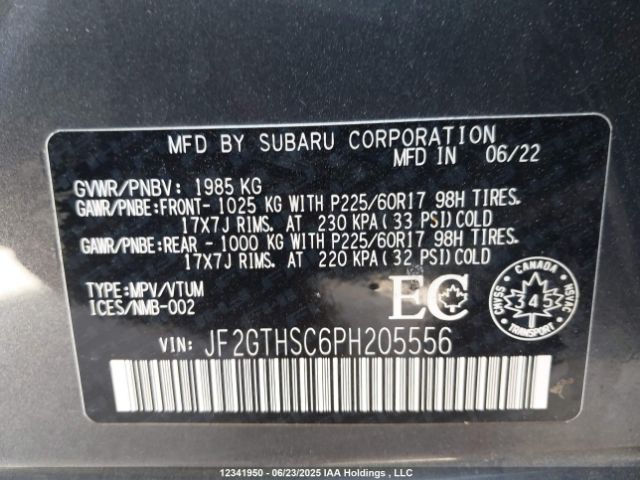 JF2GTHSC6PH205556 Subaru na
