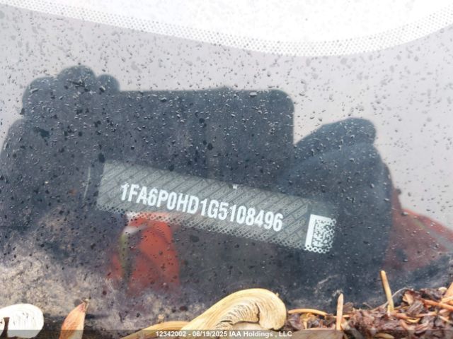 1FA6P0HD1G5108496 Ford 2016