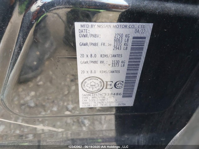 Infiniti QX60 2022 5N1DL1FS7NC338486 Image 40