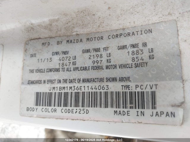 JM1BM1M36E1144063 Mazda py