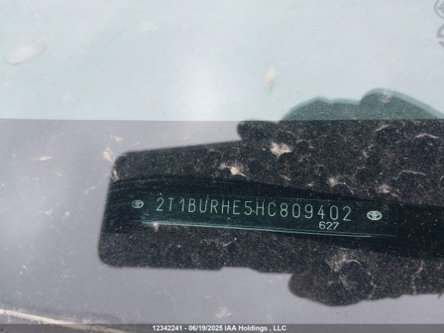 2T1BURHE5HC809402 Toyota 2zr-fe