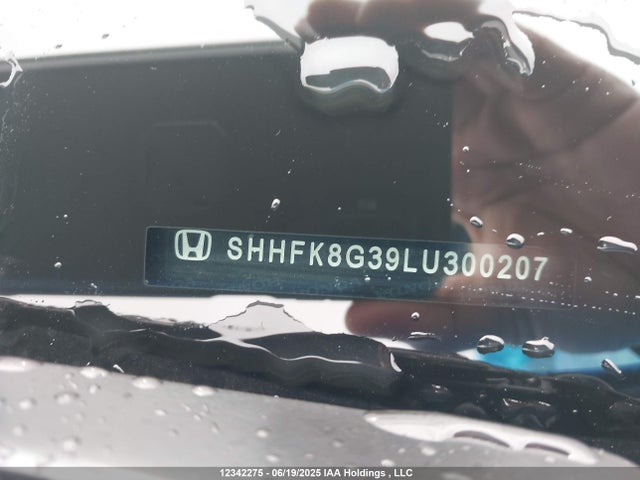 SHHFK8G39LU300207 Honda k20c1