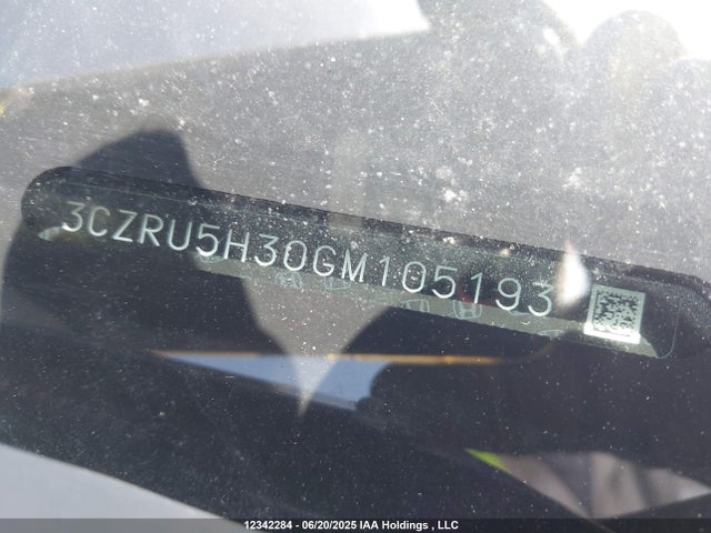 3CZRU5H30GM105193 Honda r18z9