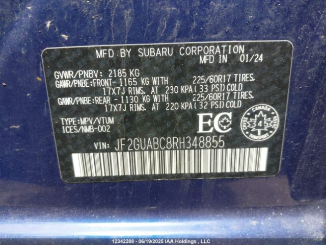 JF2GUABC8RH348855 Subaru na
